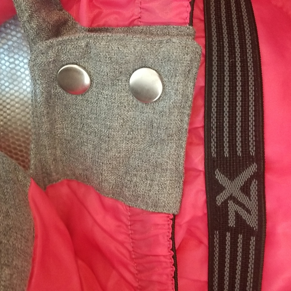 ZeroXposur womens pink & gray ski jacket coat size 14/16 - Picture 6 of 7